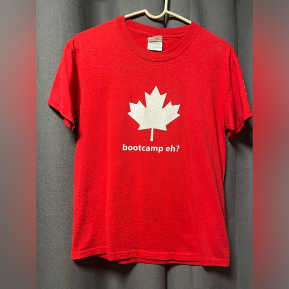 Awesome Canadian Boot Camp T-shirt, small - Picture 5 of 5